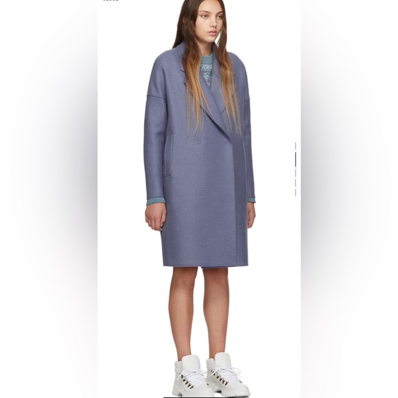 Harris Wharf London over sized fitted coat. - Picture 4 of 7